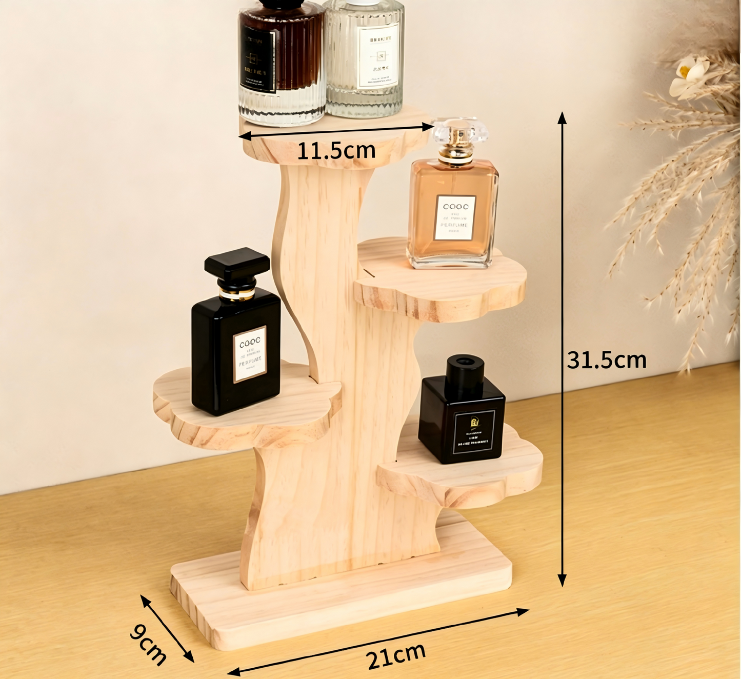Over 70 styles of personalized display stands—modern solid wood (simple snap-fit DIY assembly) - Scoparius case