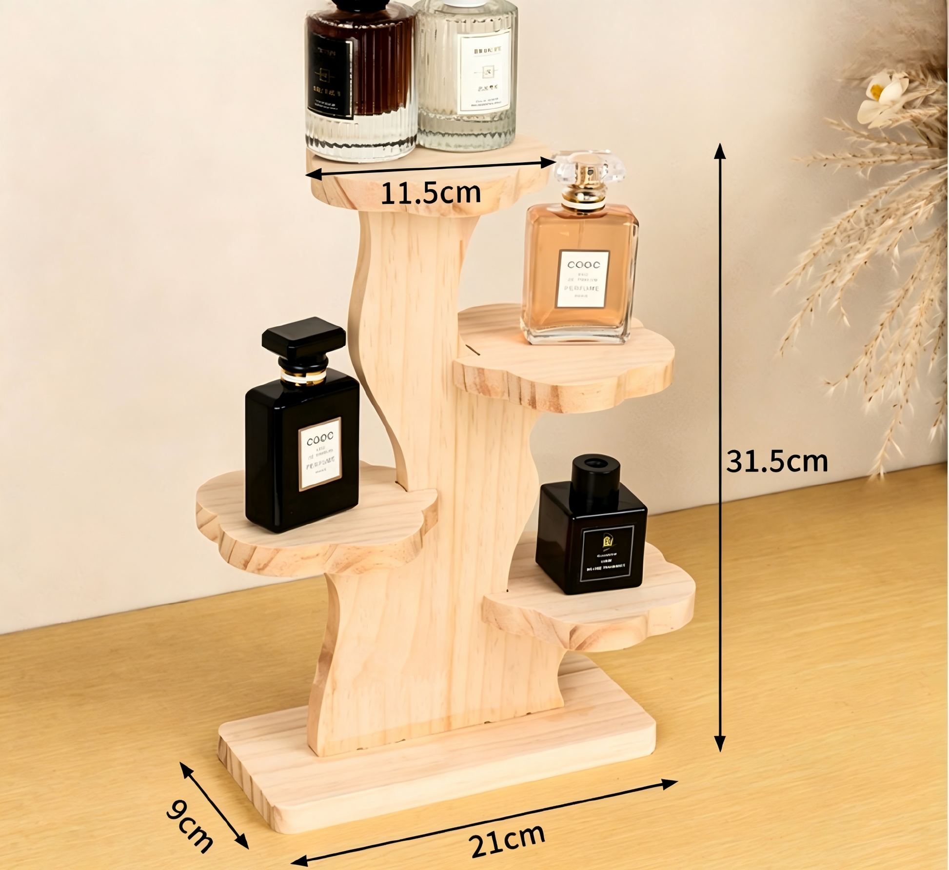 Over 70 styles of personalized display stands—modern solid wood (simple snap-fit DIY assembly) - Scoparius case