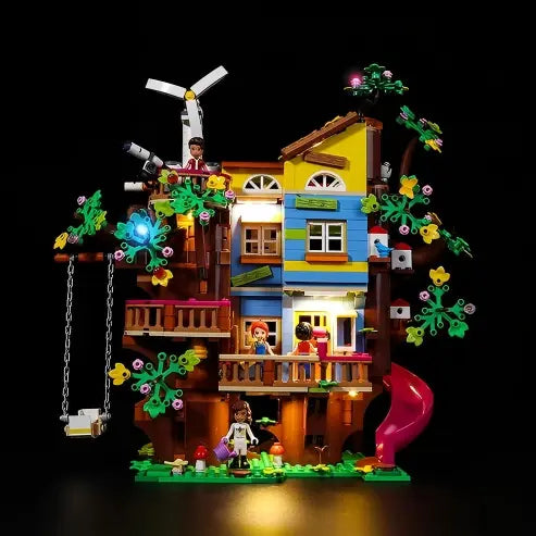 LEGO 41703 Friendship Tree House Mirror Acrylic Display Case - Dustproof Showcase