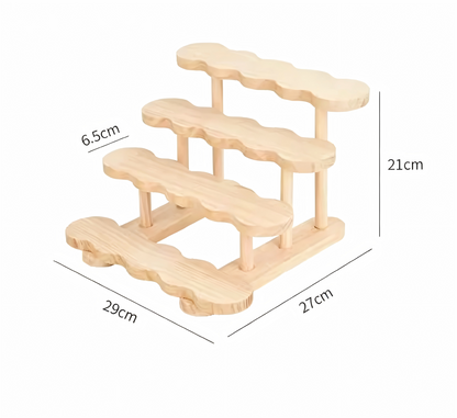 Over 70 styles of personalized display stands—modern solid wood (simple snap-fit DIY assembly) - Scoparius case