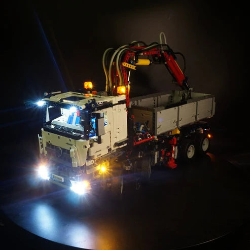 LEGO 42043 Mercedes-Benz Arocs 3245 Mirror Acrylic Display Case - Dustproof Showcase
