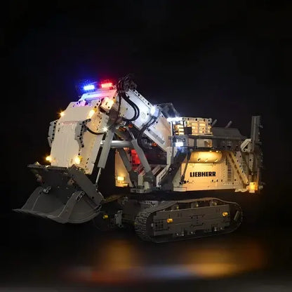 LEGO 42100 Liebherr R 9800 ショベルカー ミラー アクリル ディスプレイケース - 防塵ショーケース