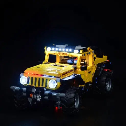 LEGO 42122 Jeep Wrangler Vetrina Acrilica a Specchio - Espositore Antipolvere