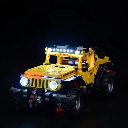 LEGO 42122 Jeep Wrangler Vetrina Acrilica a Specchio - Espositore Antipolvere