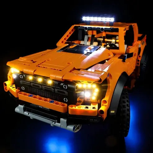 LEGO 42126 Ford F-150 Raptor Vetrina espositiva in acrilico per specchietto - Espositore antipolvere