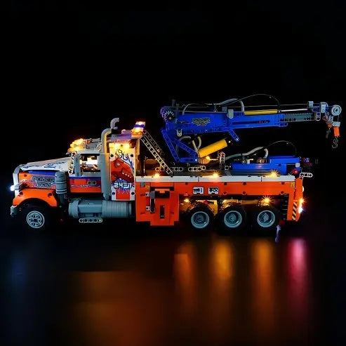 LEGO 42128 Schwerlast-Abschleppwagen Spiegel Acryl-Vitrine - Staubdichte Präsentationsvitrine