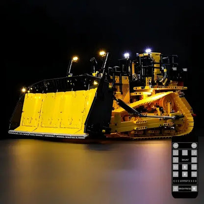 LEGO 42131 Cat D11 Bulldozer Vetrina espositiva in acrilico a specchio - Custodia antipolvere