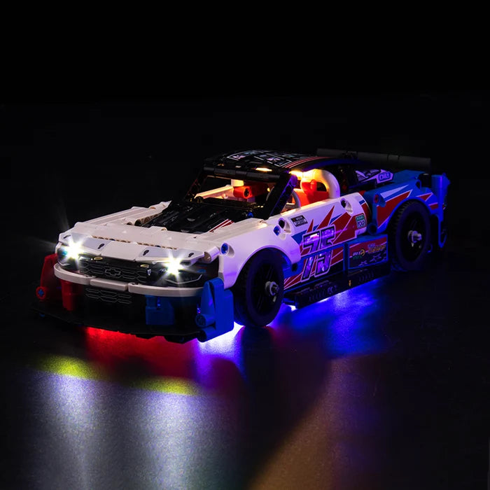 LEGO 42153 NASCAR Next Gen Chevrolet Camaro ZL1 Mirror Acrylic Display Case - Dustproof Showcase