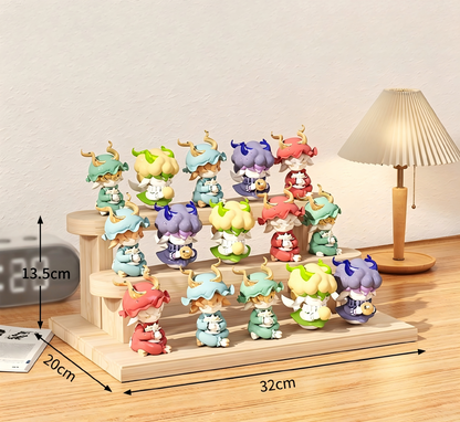 Over 70 styles of personalized display stands—modern solid wood (simple snap-fit DIY assembly) - Scoparius case
