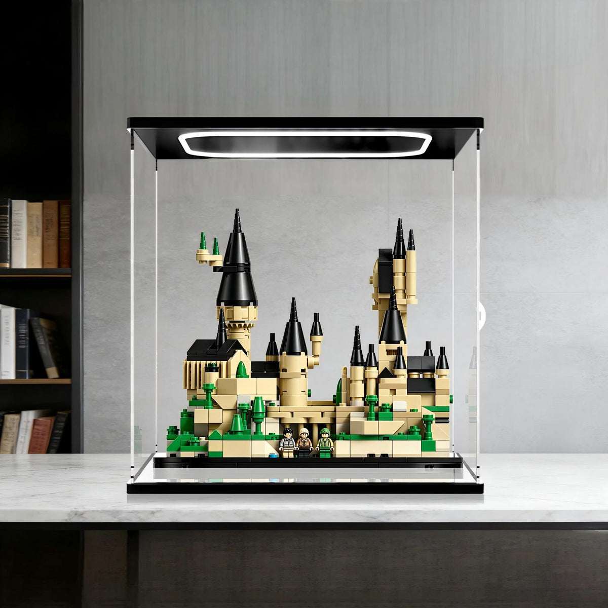LEGO 40975 Mini Hogwarts Castle Mirror Display Case with Ring Light