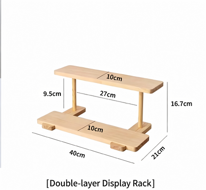 Over 70 styles of personalized display stands—modern solid wood (simple snap-fit DIY assembly) - Scoparius case