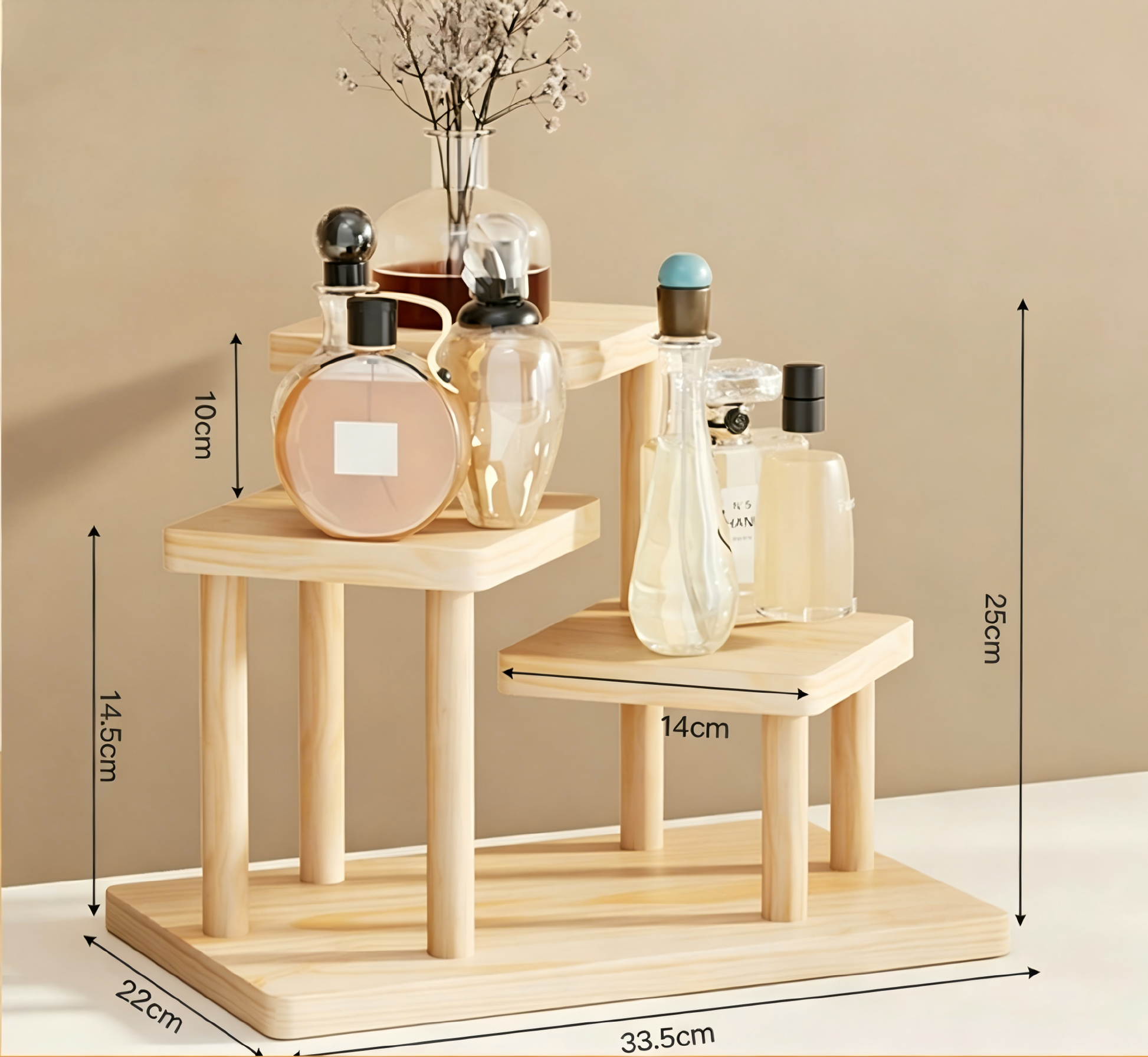 Over 70 styles of personalized display stands—modern solid wood (simple snap-fit DIY assembly) - Scoparius case