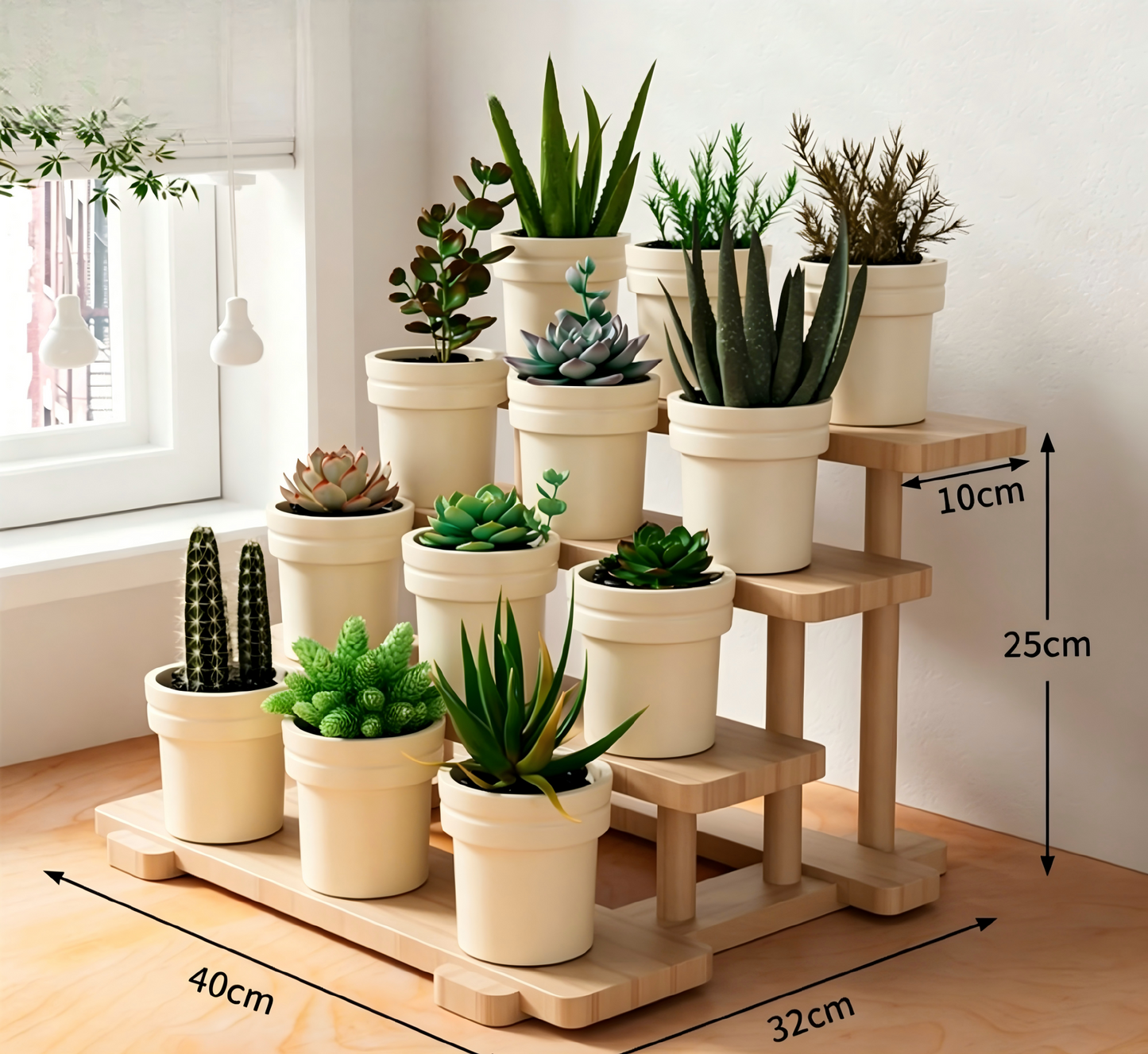 Over 70 styles of personalized display stands—modern solid wood (simple snap-fit DIY assembly) - Scoparius case