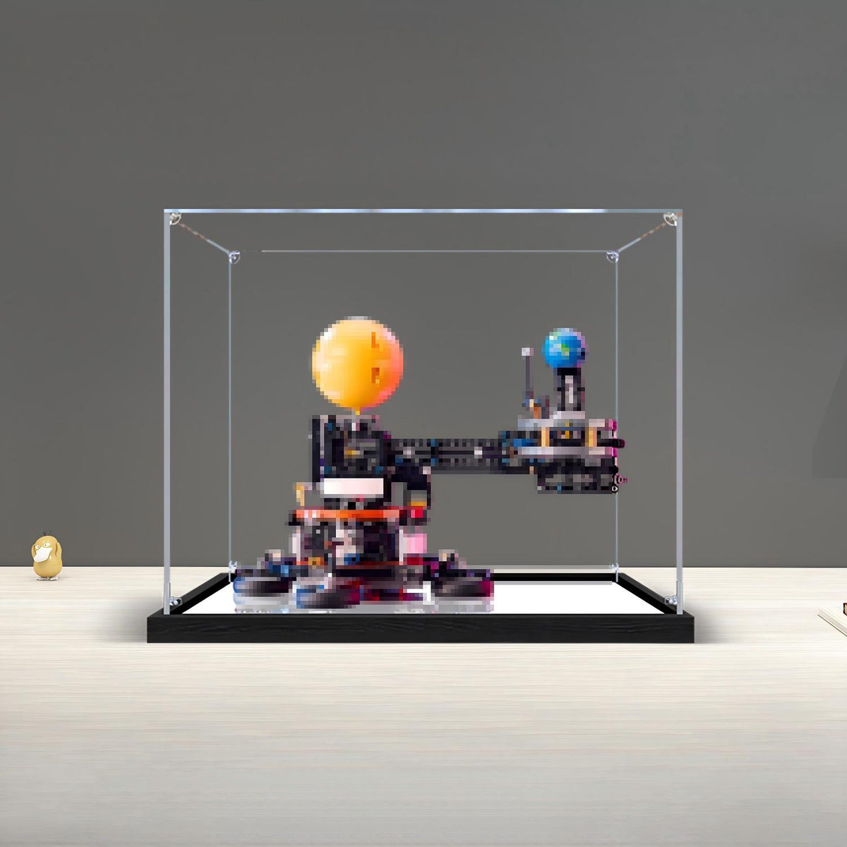 LEGO 42179 Planet Earth and Moon in Orbit Mirror Display Case No Background