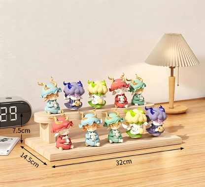 Over 70 styles of personalized display stands—modern solid wood (simple snap-fit DIY assembly) - Scoparius case