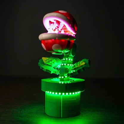 LEGO 71426 Piranha Plant Espelho Vitrine de Acrílico - Expositor à Prova de Poeira