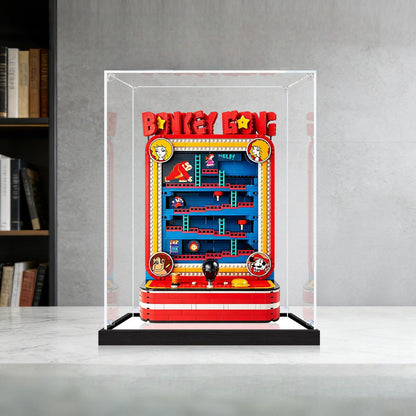 LEGO 72051 Donkey Kong Arcade Mirror Display Case - No Background