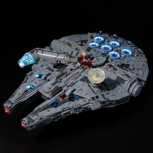 LEGO 75192 ミレニアム・ファルコン ミラー アクリル ディスプレイケース - 防塵ショーケース