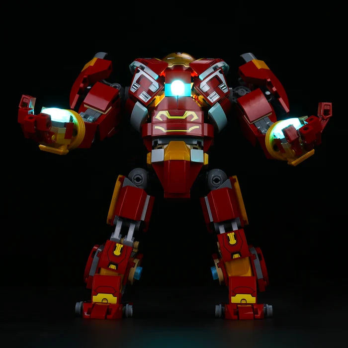 LEGO 76247 The Hulkbuster: The Battle of Wakanda Mirror Acrylic Display Case - Dustproof Showcase