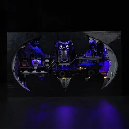 LEGO 76252 Batcave – Vitrine d'exposition en acrylique Shadow Box Mirror - Présentoir anti-poussière