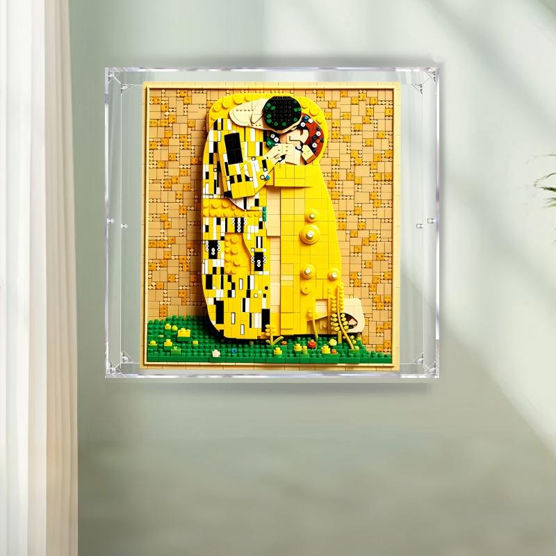 LEGO 31221 Gustav Klimt – The Kiss Display Case Wall Mounted