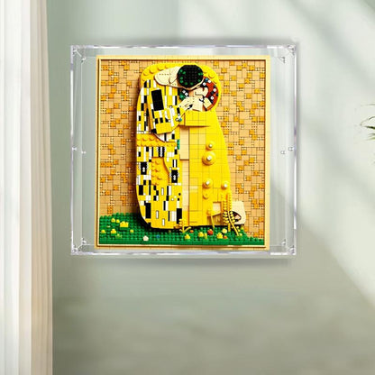 LEGO 31221 Gustav Klimt – The Kiss Display Case Wall Mounted