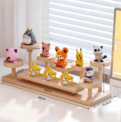 Over 70 styles of personalized display stands—modern solid wood (simple snap-fit DIY assembly) - Scoparius case