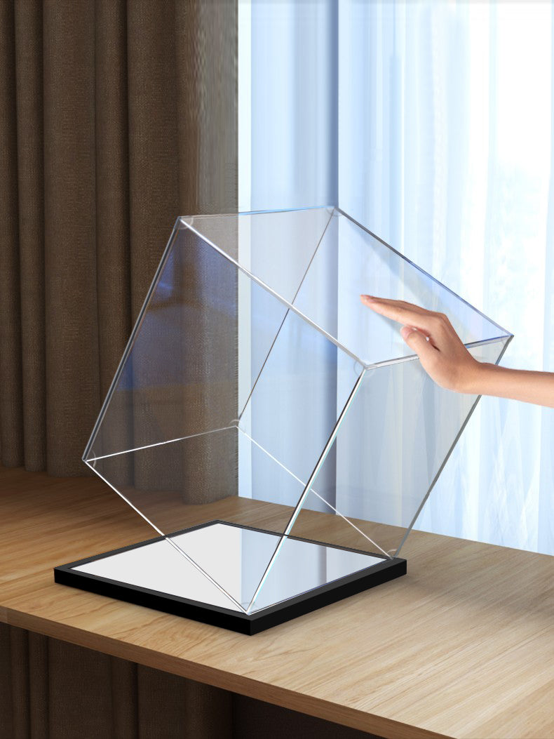 Acrylic Display Case for LEGO 70922 The Joker Manor, with Themed Printed Background & Dustproof Box - Scoparius case