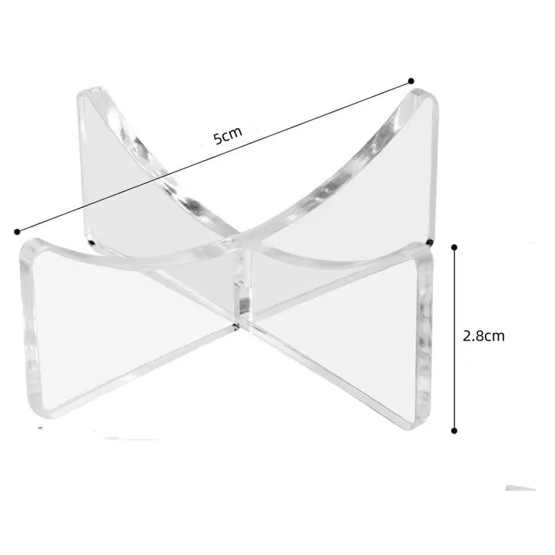 Universal Clear Acrylic Display Stand for All Sports Balls (Basketball, Rugby, Baseball & More)