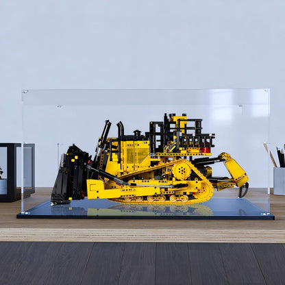 LEGO 42131 Cat D11 Bulldozer Vetrina espositiva in acrilico a specchio - Custodia antipolvere