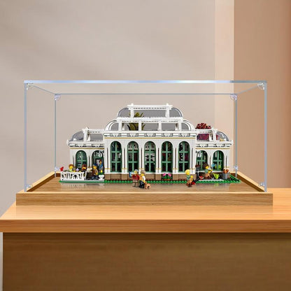 LEGO 21353 A Caixa de Exposição de Espelho de Jardim Botânico com Luz de Anel e Fundo Impresso em UV - Vitrine à Prova de Poeira