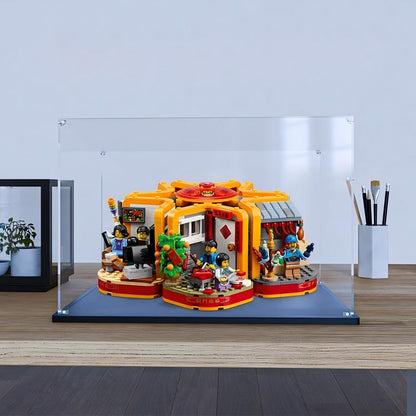 LEGO 80108 Lunar New Year Traditions Vetrina espositiva in acrilico a specchio - Espositore antipolvere