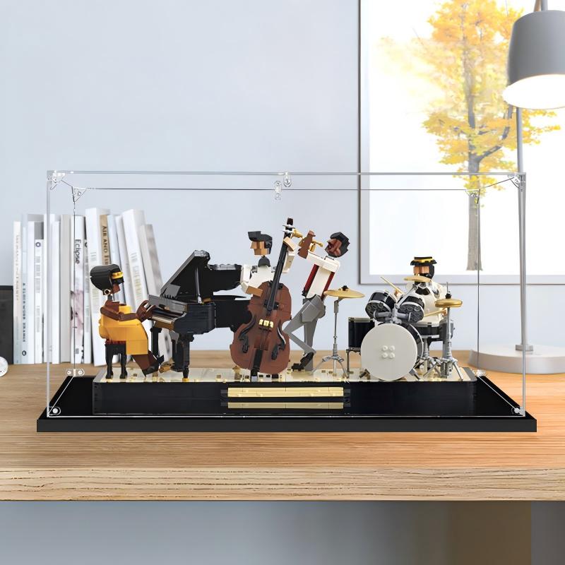 LEGO 21334 Jazz Quartet Mirror Acrylic Display Case - Dustproof Showcase