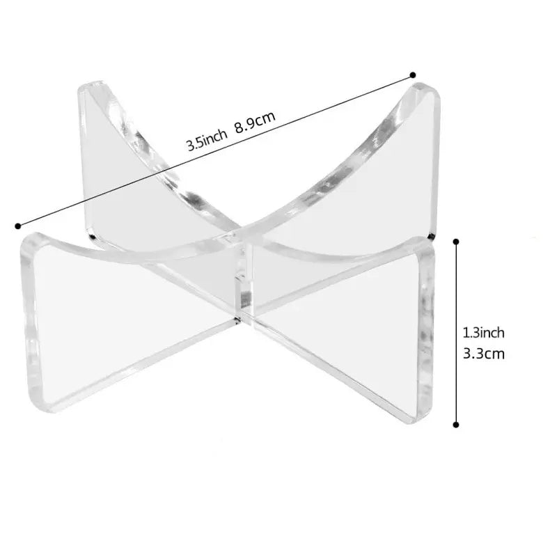 Universal Clear Acrylic Display Stand for All Sports Balls (Basketball, Rugby, Baseball & More)