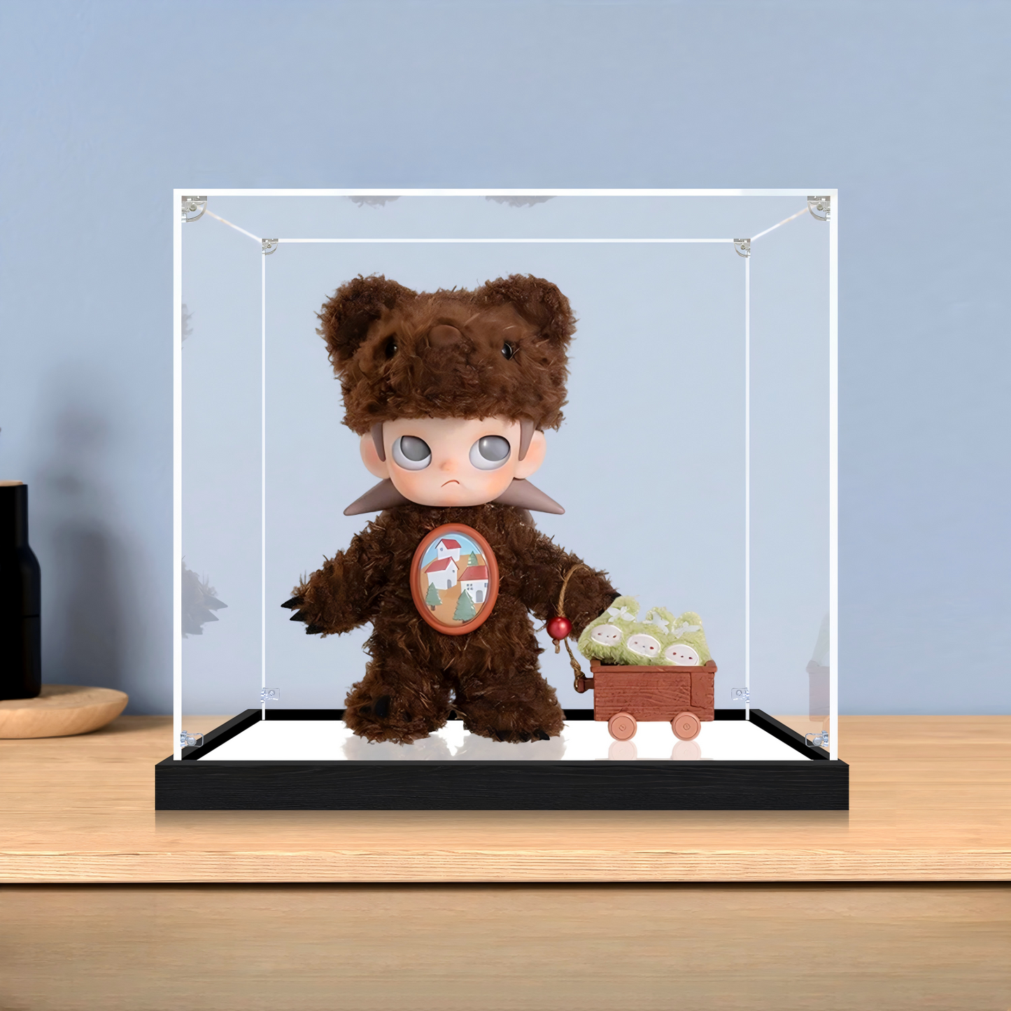 Suitable for ZSIGA Display Case – Showcase with UV-Printed Background & Mirror Base