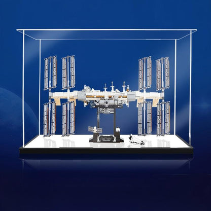 LEGO 21321 International Space Station Spejl Akryl Display Case - Støvtæt Udstillingsvitrine