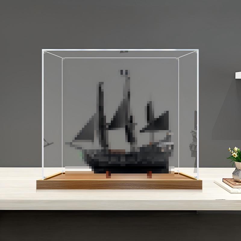 LEGO 10365 Custodia espositiva in acrilico a specchio Black Pearl di Capitan Jack Sparrow - Vetrina antipolvere