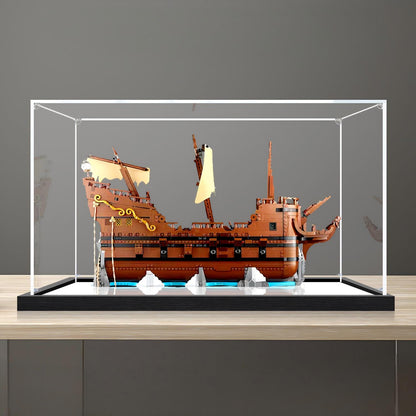 LEGO 21363 The Goonies Mirror Acrylic Display Case with Ring Light & UV-Printed Background - Dustproof Showcase