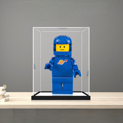 LEGO 40921 Espelho Espelho Caixa de Exibição em Acrílico com Luz de Anel e Fundo Impresso em UV - Vitrine à Prova de Poeira
