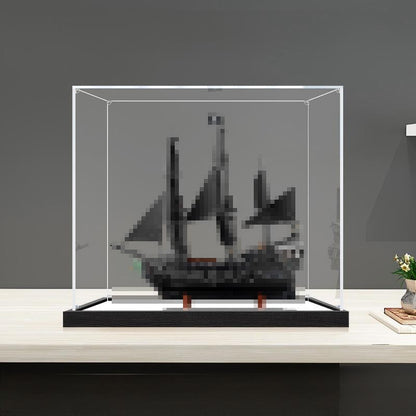 LEGO 10365 Custodia espositiva in acrilico a specchio Black Pearl di Capitan Jack Sparrow - Vetrina antipolvere