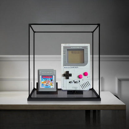 LEGO 72046 Game Boy Vetrina Acrilica a Specchio con Luce ad Anello e Sfondo Stampato UV - Espositore Antipolvere