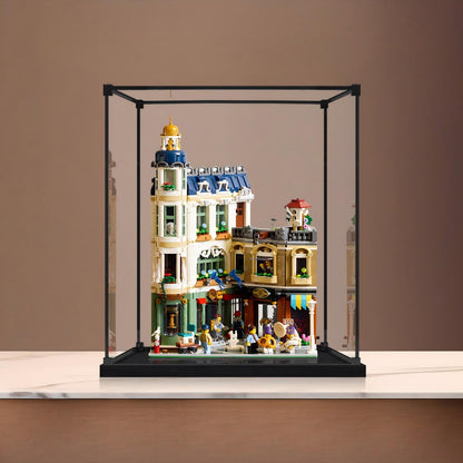 LEGO 11371 Vetrina Specchio con Luce ad Anello e Sfondo Stampato UV - Espositore Antipolvere