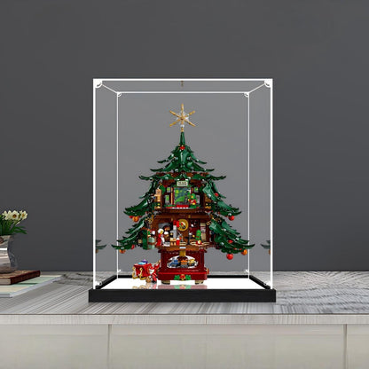 LEGO 41843 Family Christmas Tree Mirror Display Case No Background