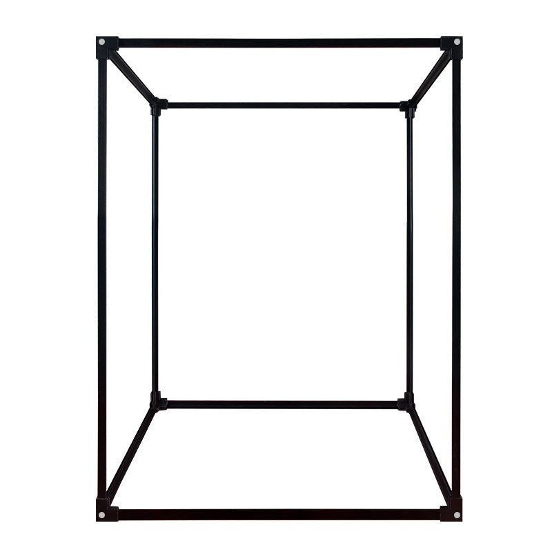 Premium Clear Acrylic Display Box with Magnetic Door & Black Aluminum Frame - Multiple Sizes Dustproof Show Case for Figures, Collectibles, Luxury Bags