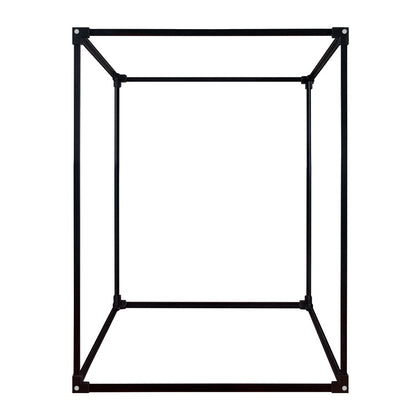 Premium Clear Acrylic Display Box with Magnetic Door & Black Aluminum Frame - Multiple Sizes Dustproof Show Case for Figures, Collectibles, Luxury Bags