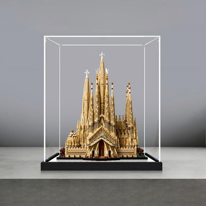 LEGO 21065 Sagrada Família Mirror Display Case - No Background