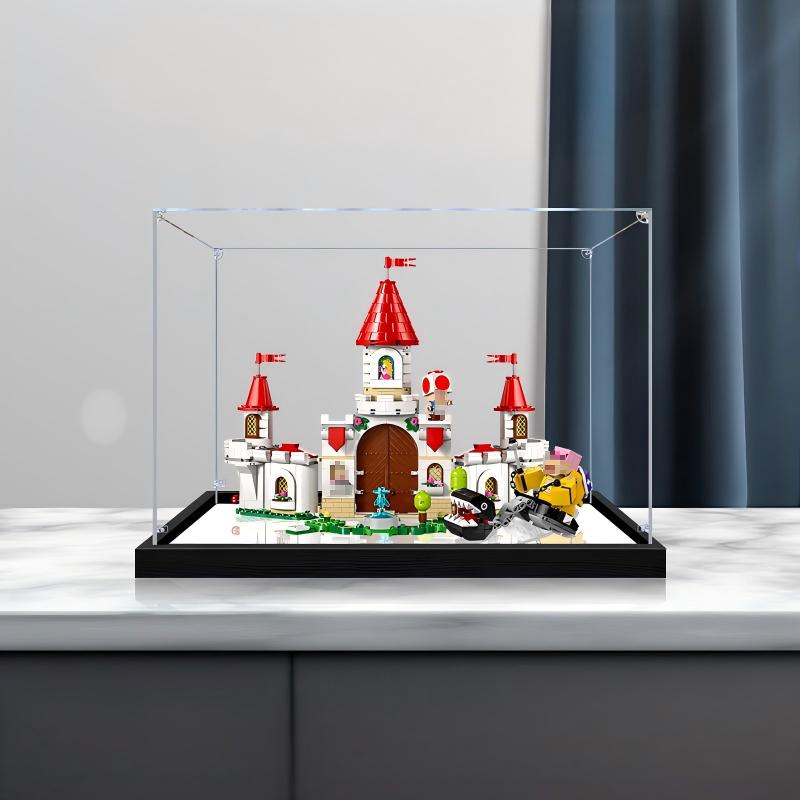 LEGO 71435 Battle with Roy at Peach's Castle Mirror Display Case No Background