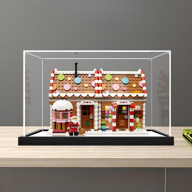 LEGO 40809 Festive Gingerbread House Mirror Display Case No Background