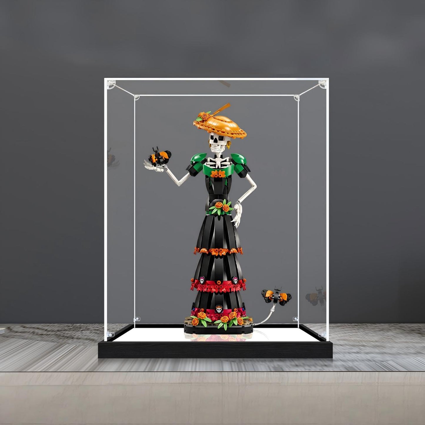 LEGO 21372 La Catrina Mirror Display Case - No Background