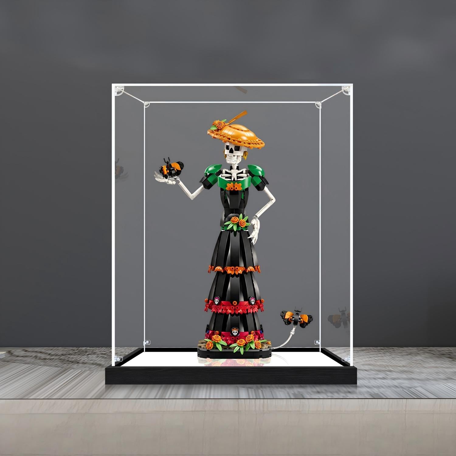 LEGO 21372 La Catrina Mirror Display Case - No Background